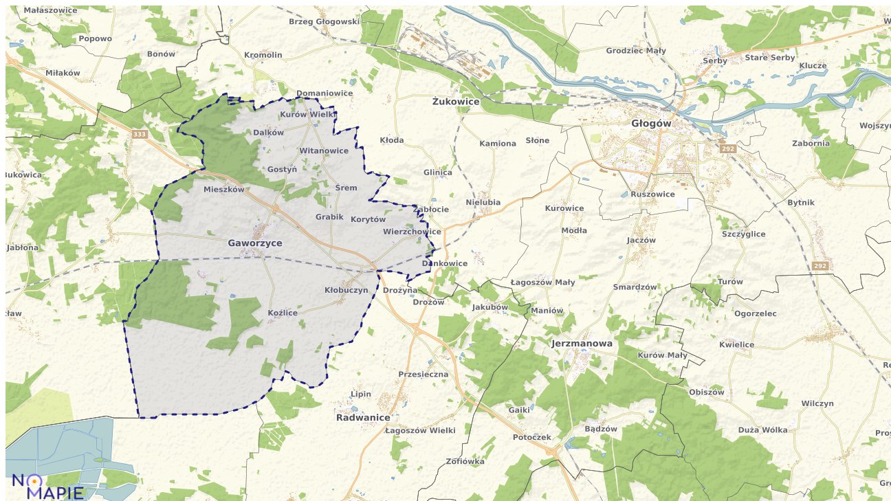 Mapa Geoportal Gaworzyce
